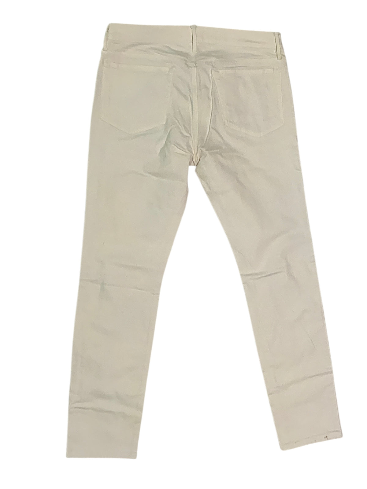 Frame L'Homme Skinny White Jeans