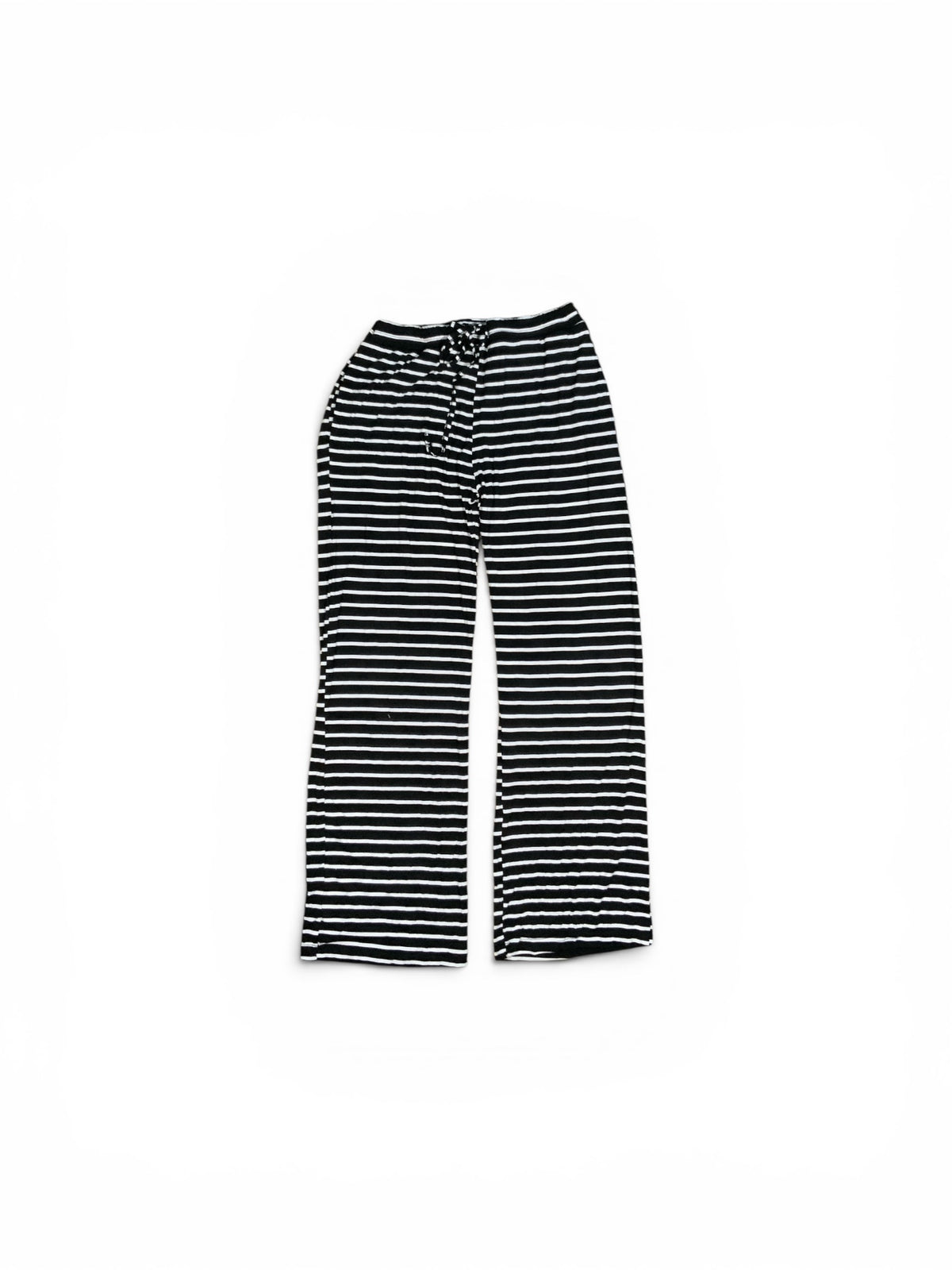 Black and White Stripped Pajama Pants