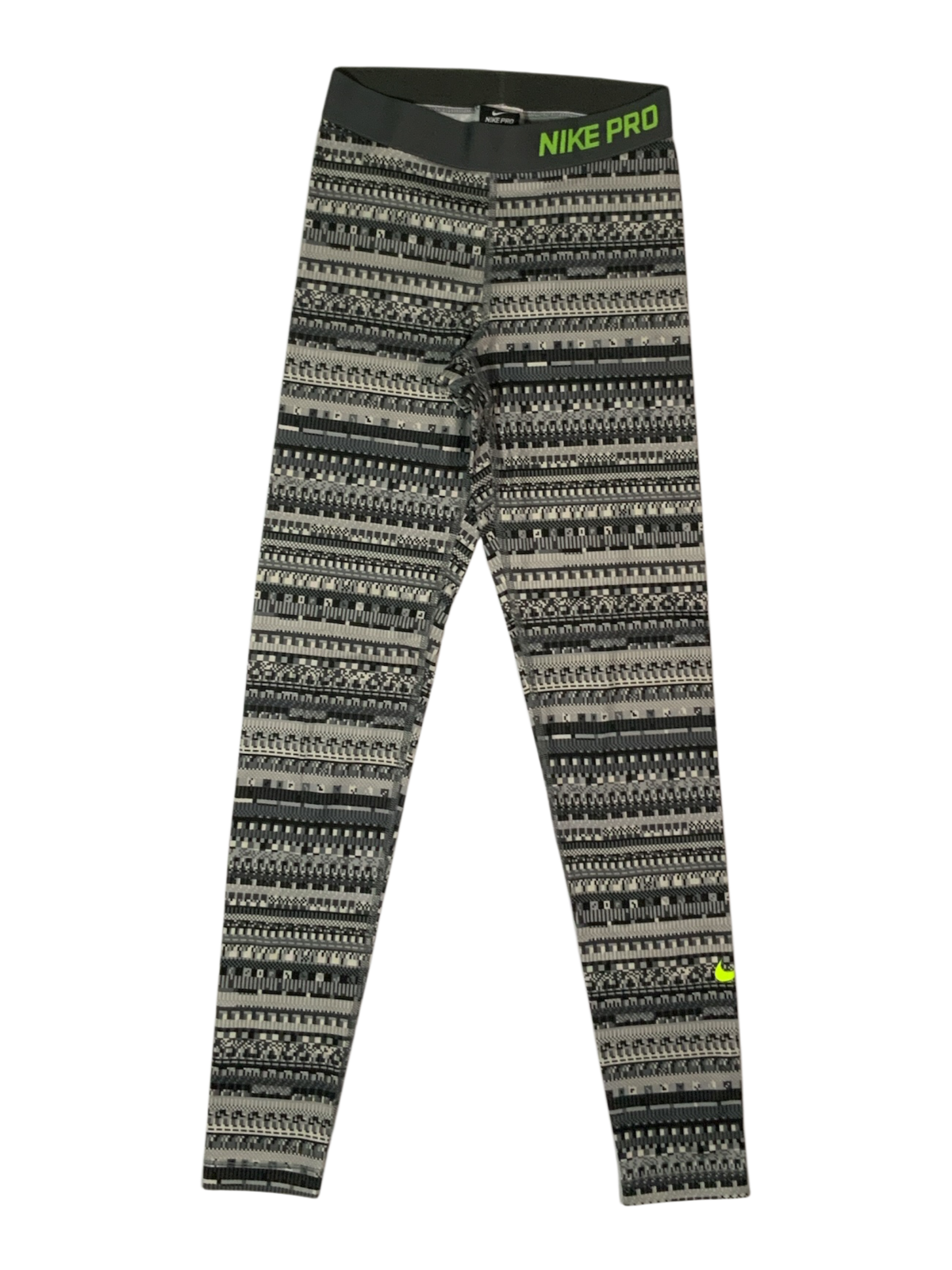 Nike Pro Dri-Fit Geometric Print Athletic Compression Leggings