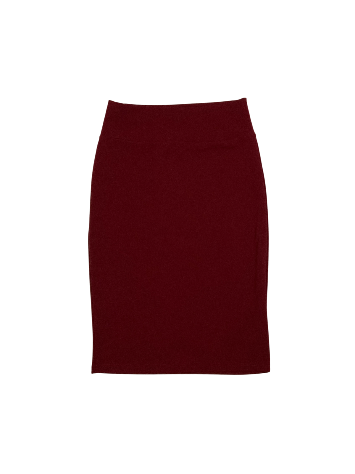 SHEIN Burgandy Red Straight Pencil Skirt
