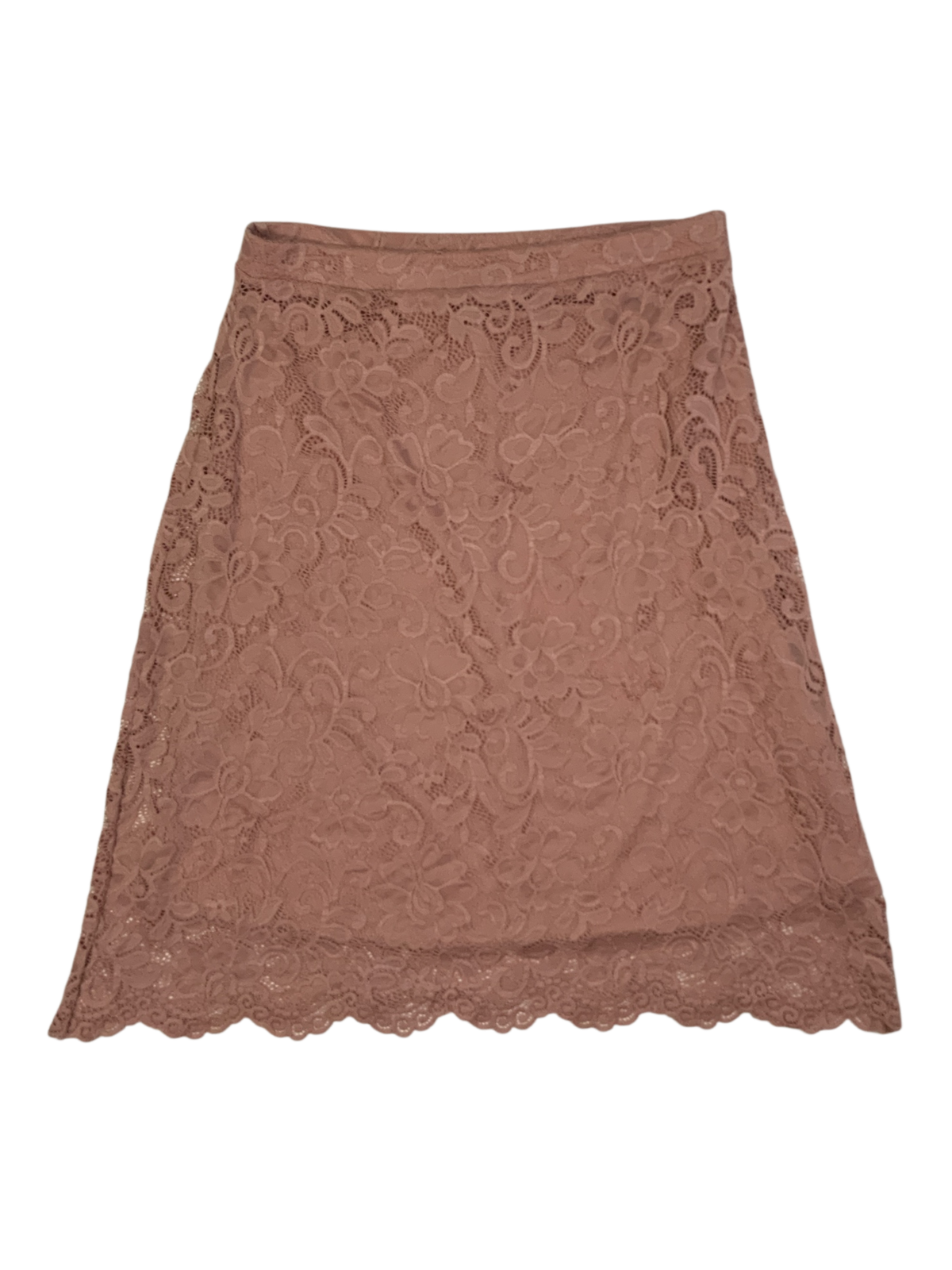 Olivia Blu Pink Floral Lace Mini Skirt Size XL