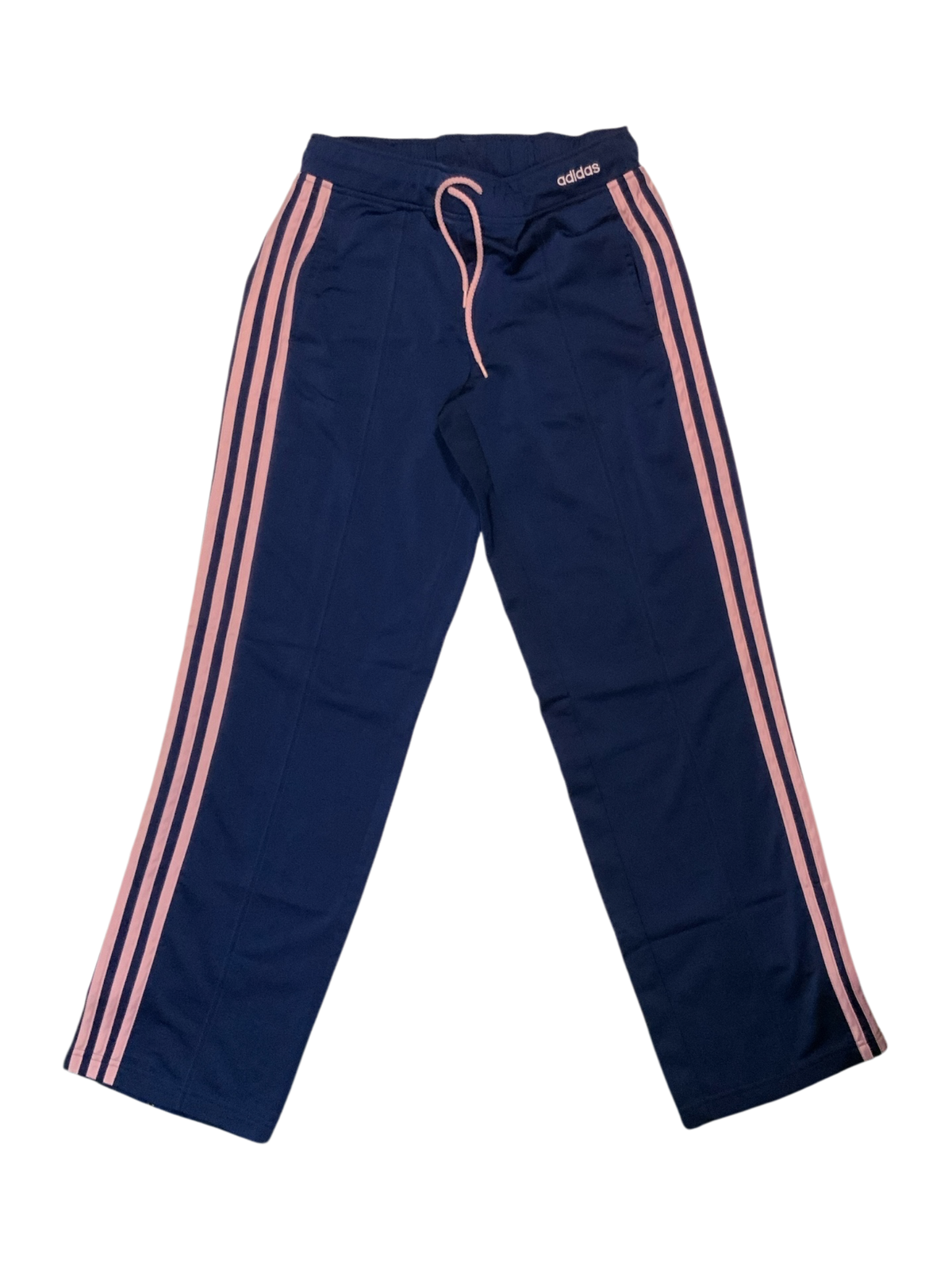 Adidas Navy Blue and Pink Jogging Pants