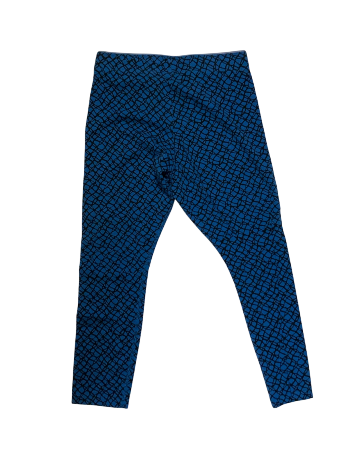 NIKE Blue and Black Abstract Leggings