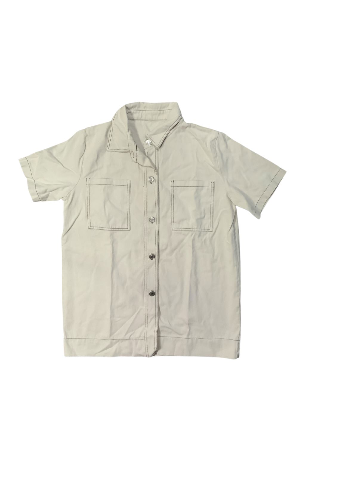 Khaki Short Sleeve Top & Shorts Set