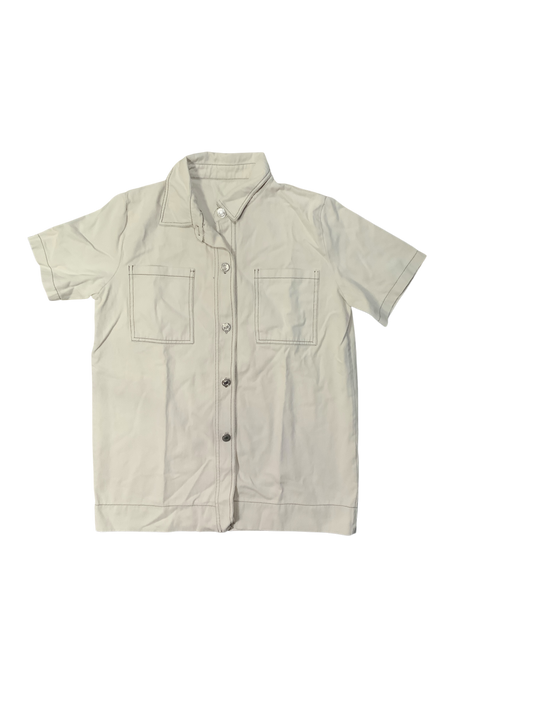 Khaki Short Sleeve Top & Shorts Set