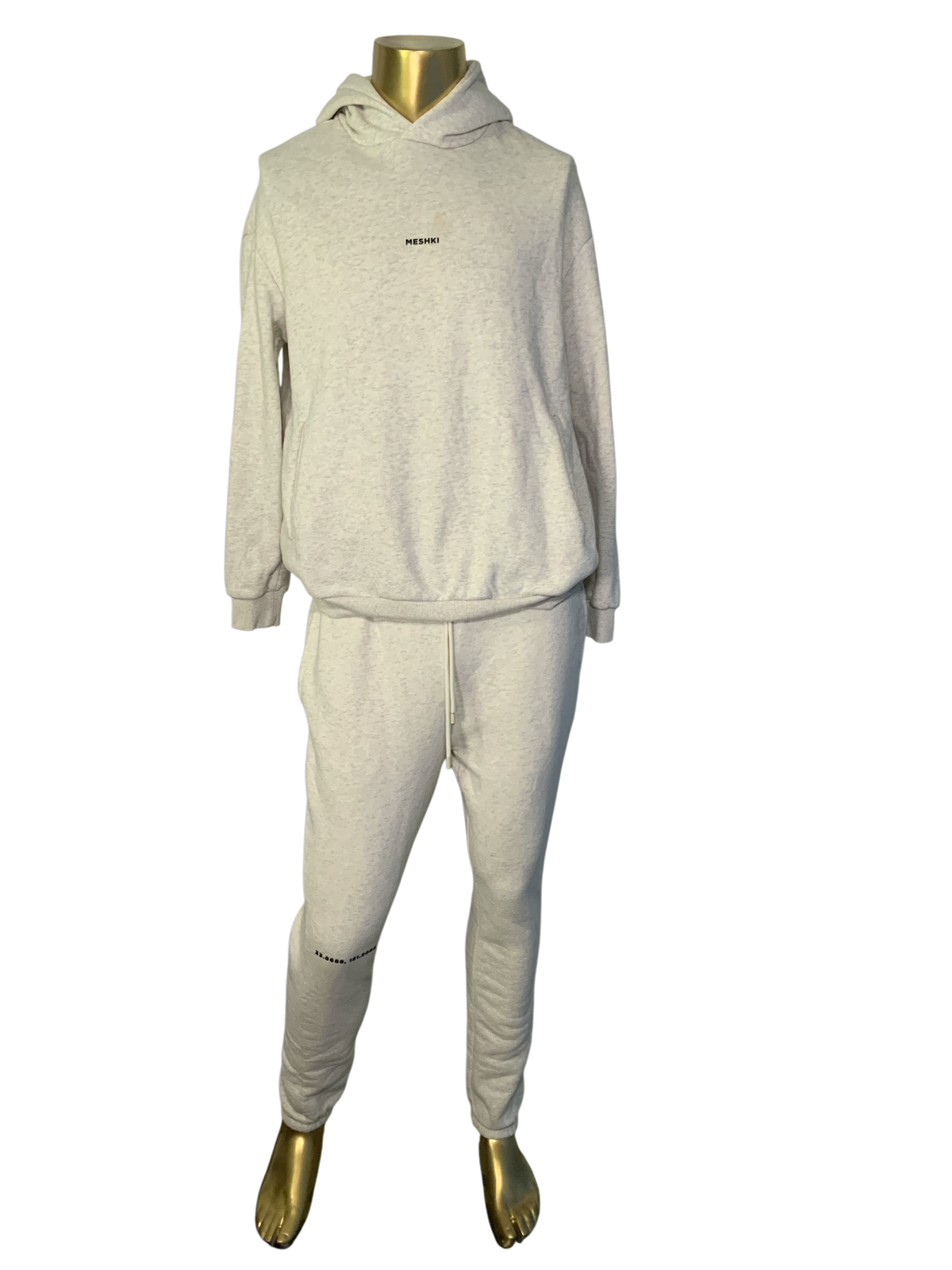 Meshki Grey Hoodie & Sweatpants Set
