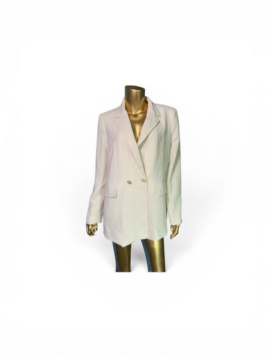 MNG White Blazer Jacket