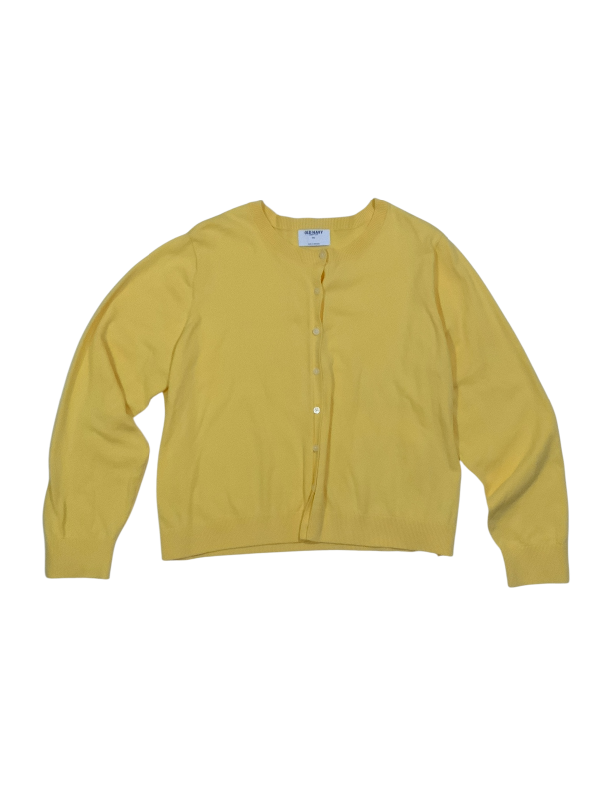 Old Navy SoSoft Yellow Long Sleeve Sweater
