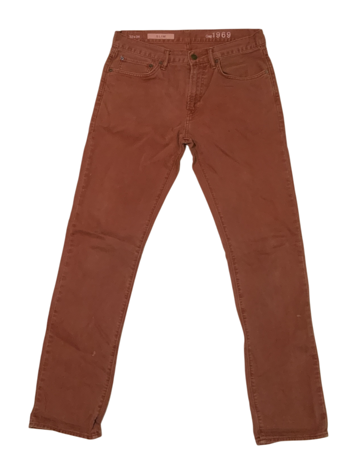 Gap 1969 Coral Red Denim Jeans