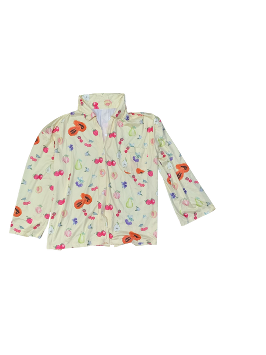 Fruit Pajama Long Sleeve Top & Pants Set