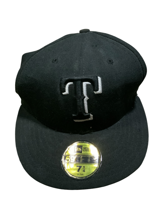 New Era Texas Rangers 59 Fifty Fitted Hat Size 7 1/4