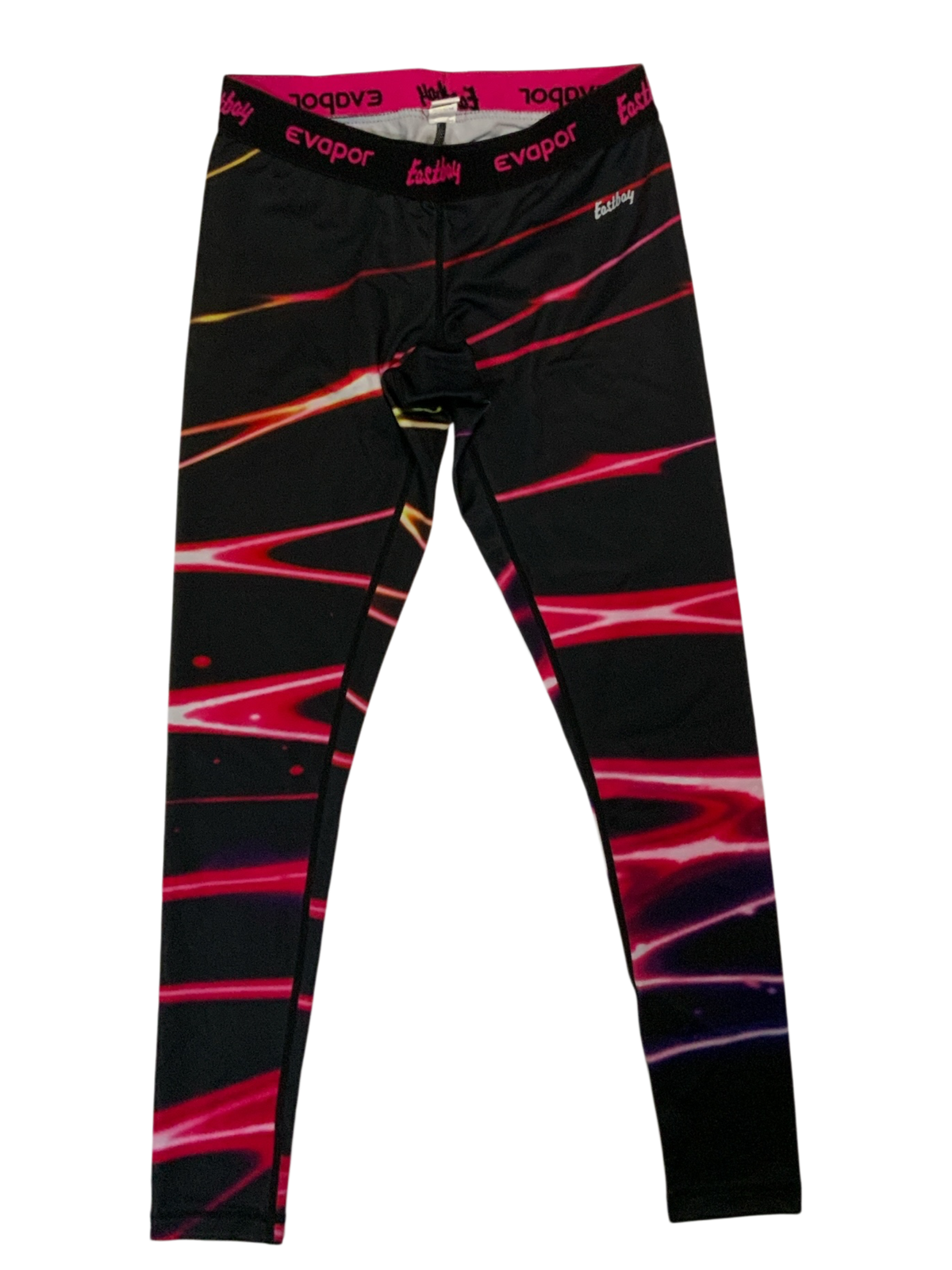 Eastbay EVAPOR Pink and Black Zag Leggings