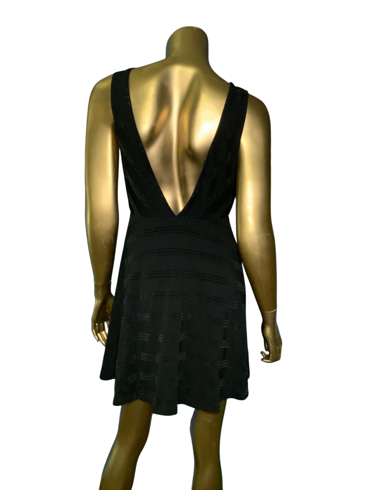Free People Lady Jane Black Lace Sleeveless Mini Dress