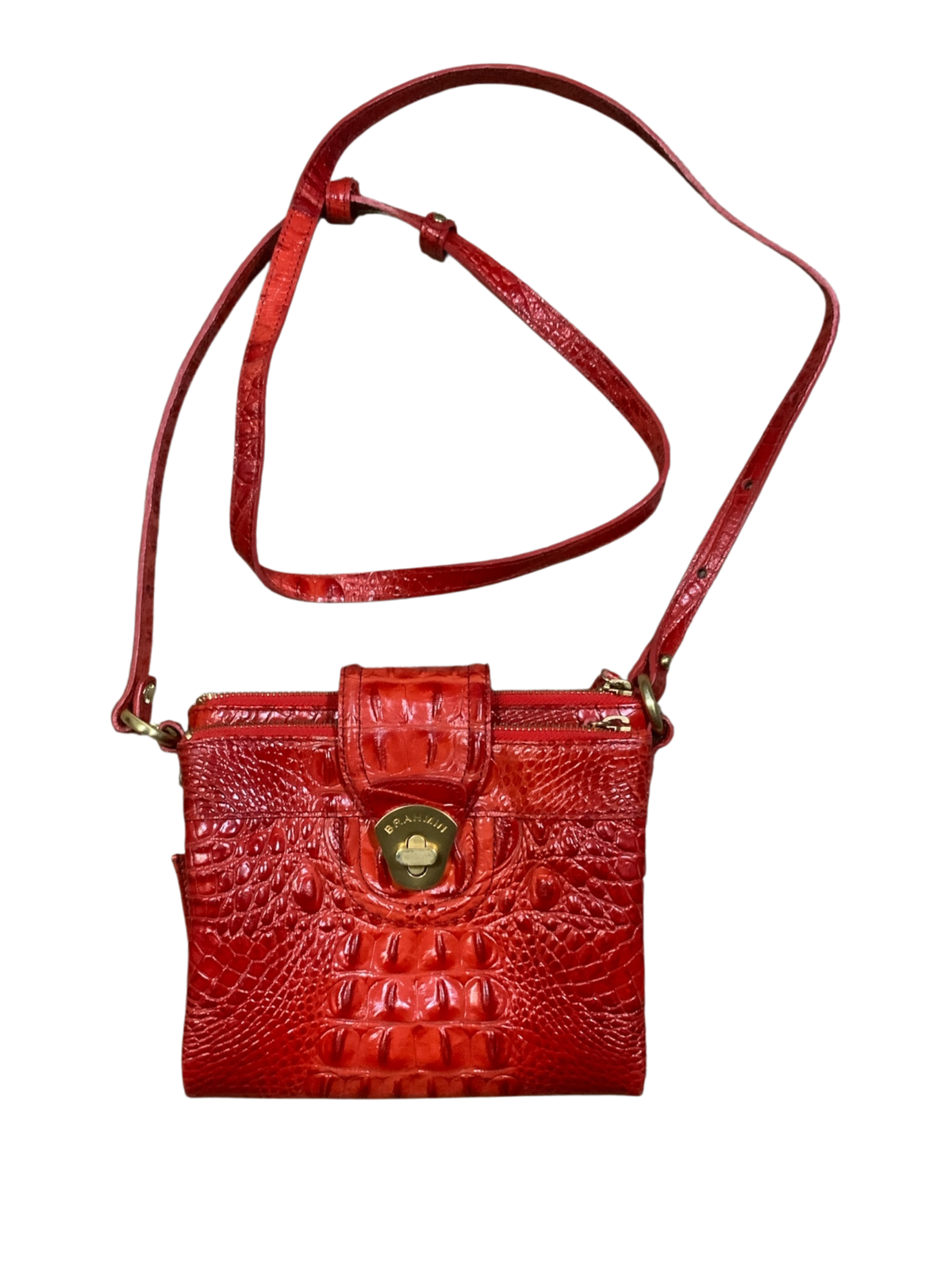 Brahim Marley Crossbody Bag in Siracha Melbourne Leather