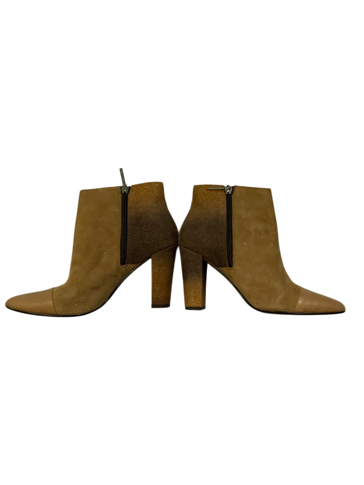 Donald J Pliner Blis Ombre Suede Block Heel Ankle Booties