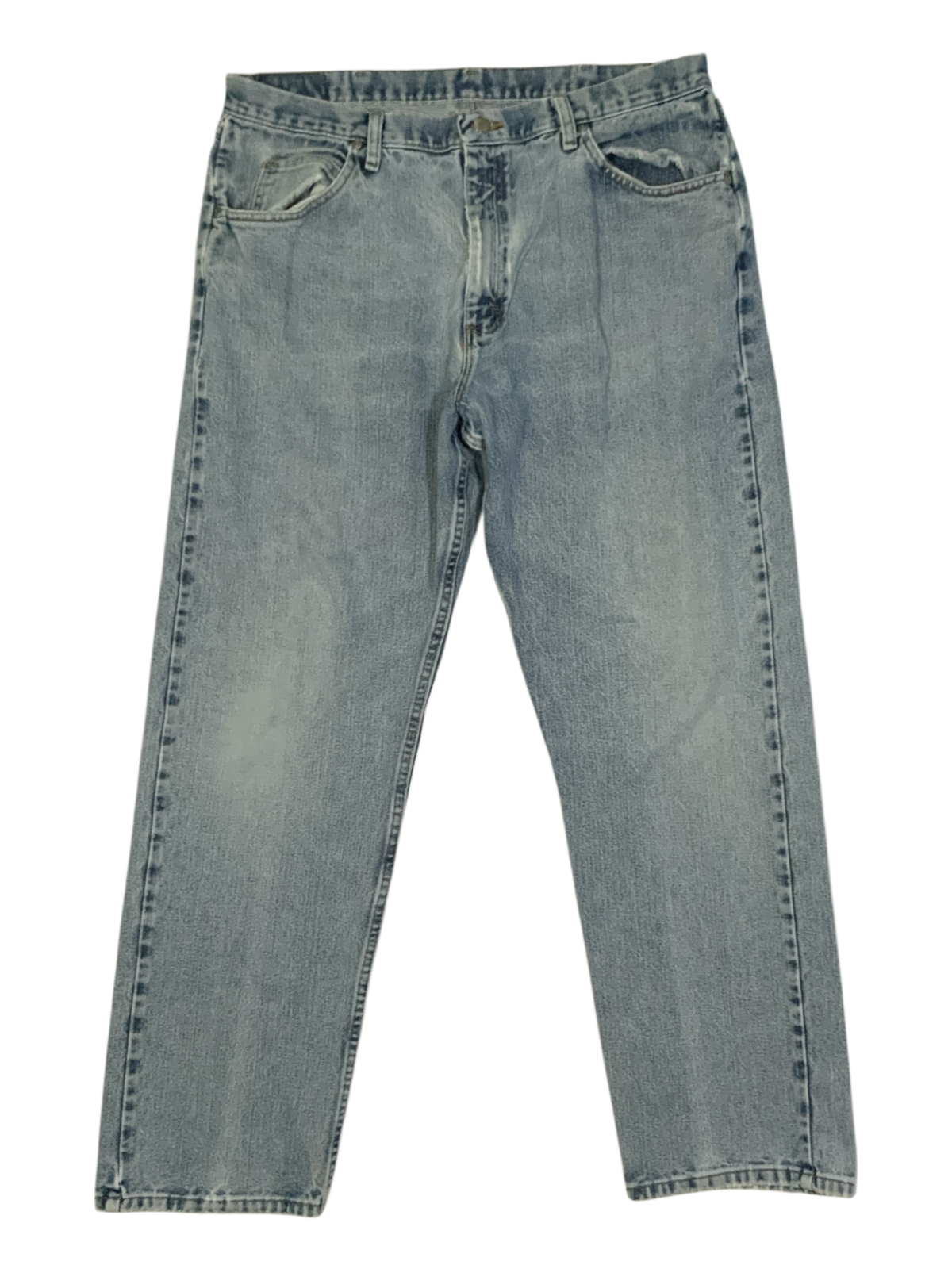 Wrangler Premium Quality Relaxed Fit Blue Jeans Size 38x32
