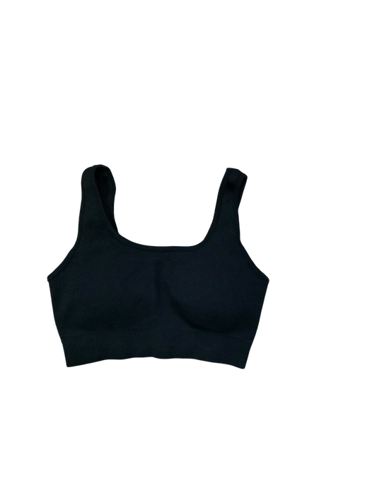 Black Athletic Sports Bra & Shorts Set