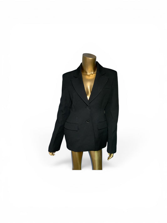 ZARA Black Blazer Long Sleeve Fitted