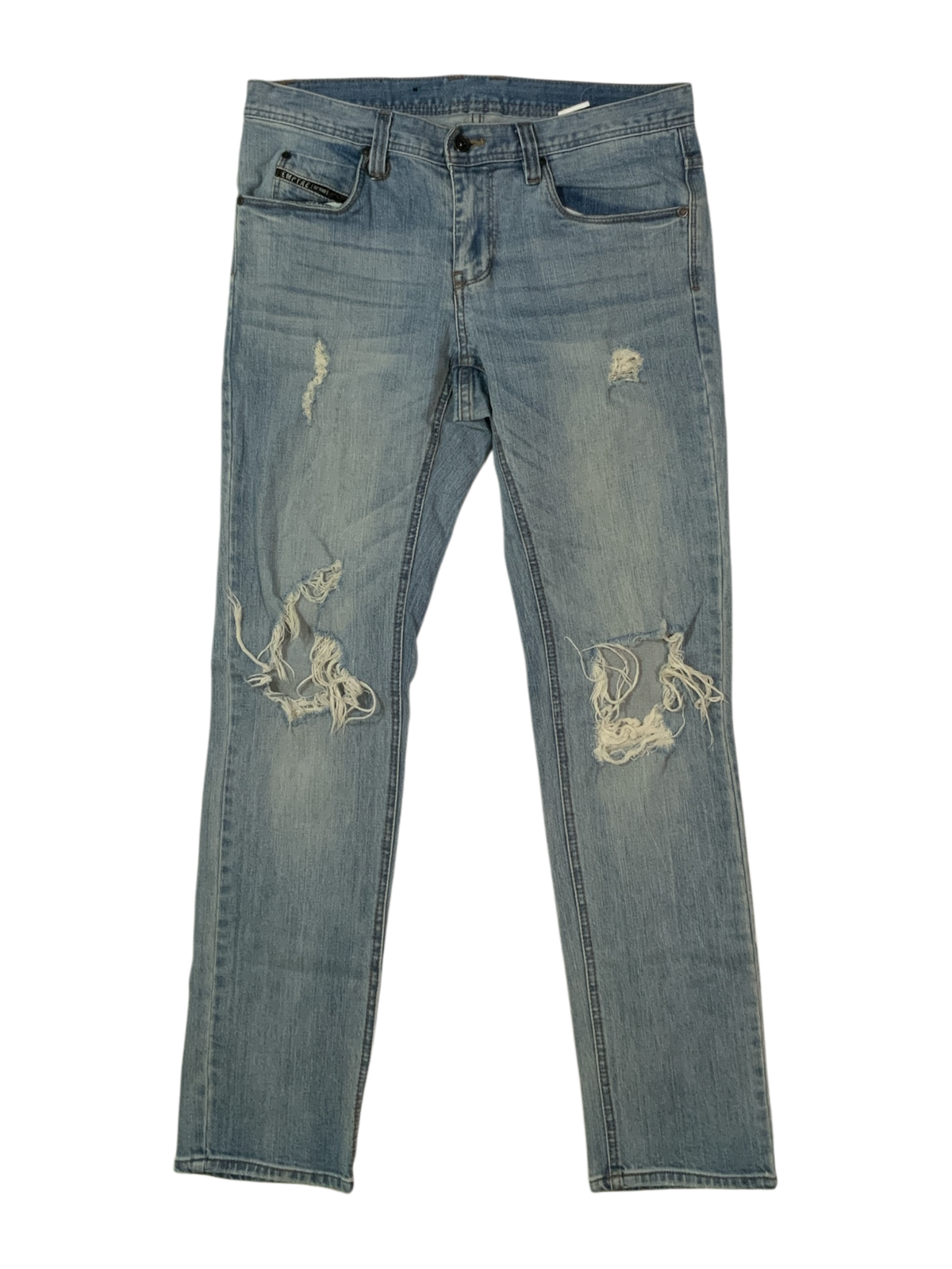 EMPYRE Blue Ripped Denim Jeans