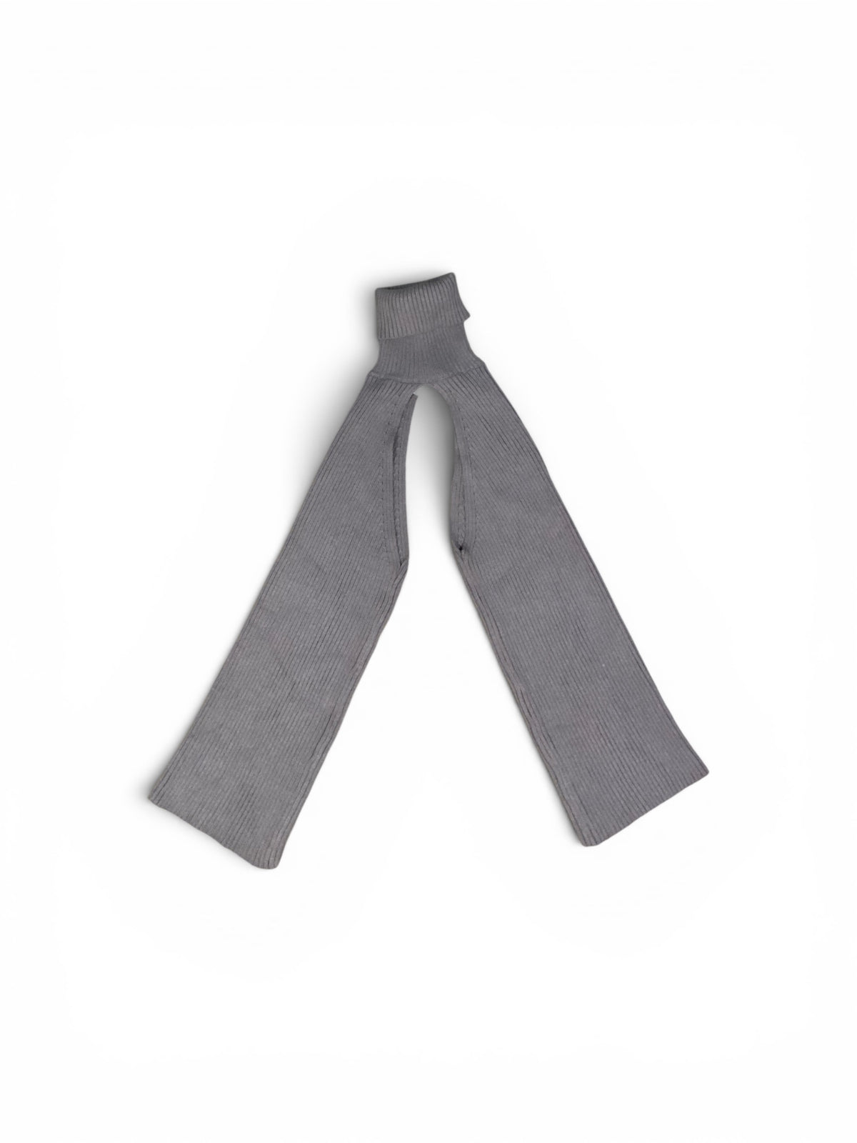 ZARA Grey Knitted Long Sleeve Turtleneck Mini Sweater