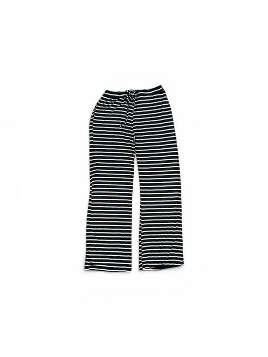 Black and White Stripped Pajama Pants