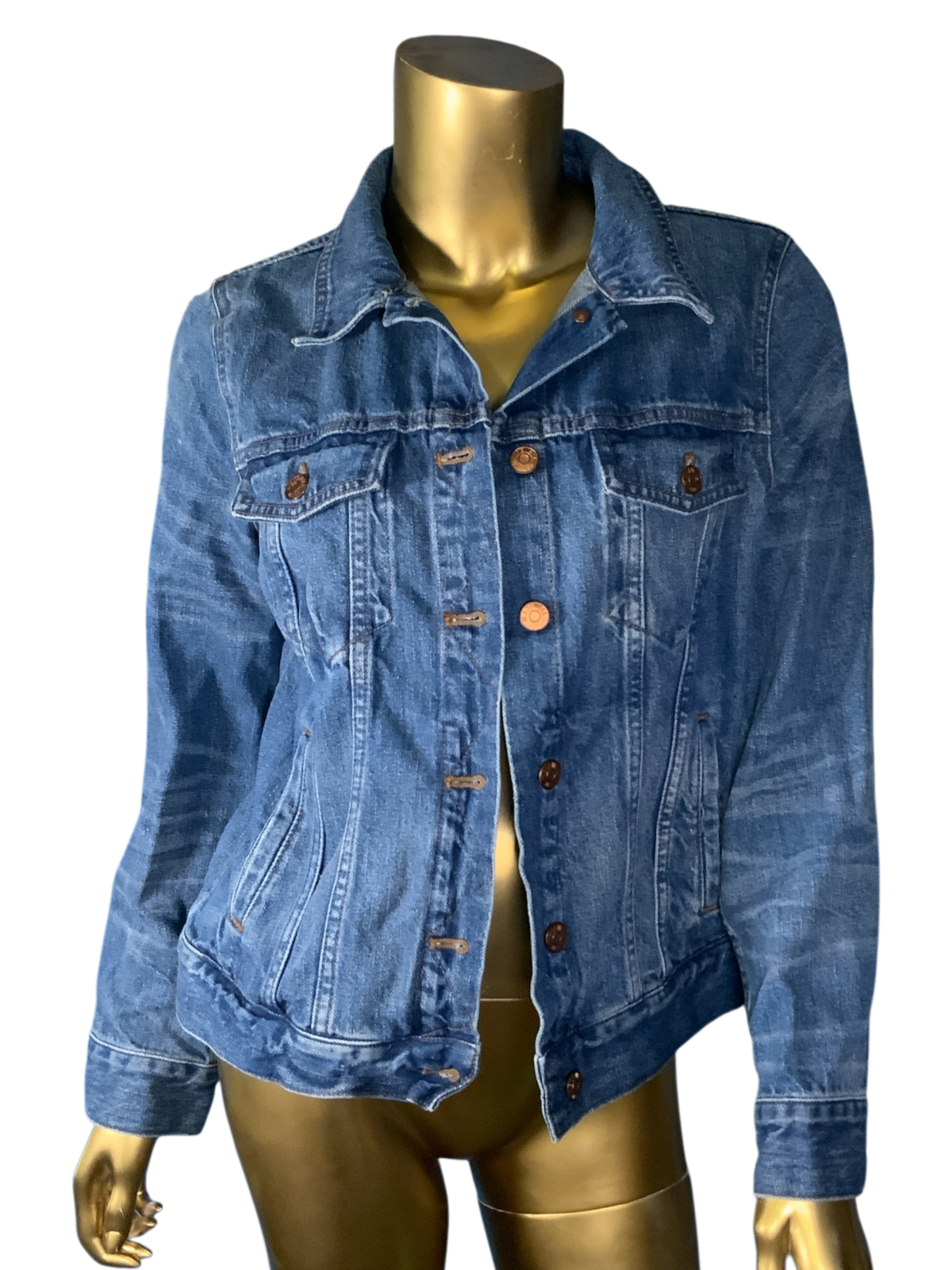Madewell Women's Denim Blue Jean Jacket Size L