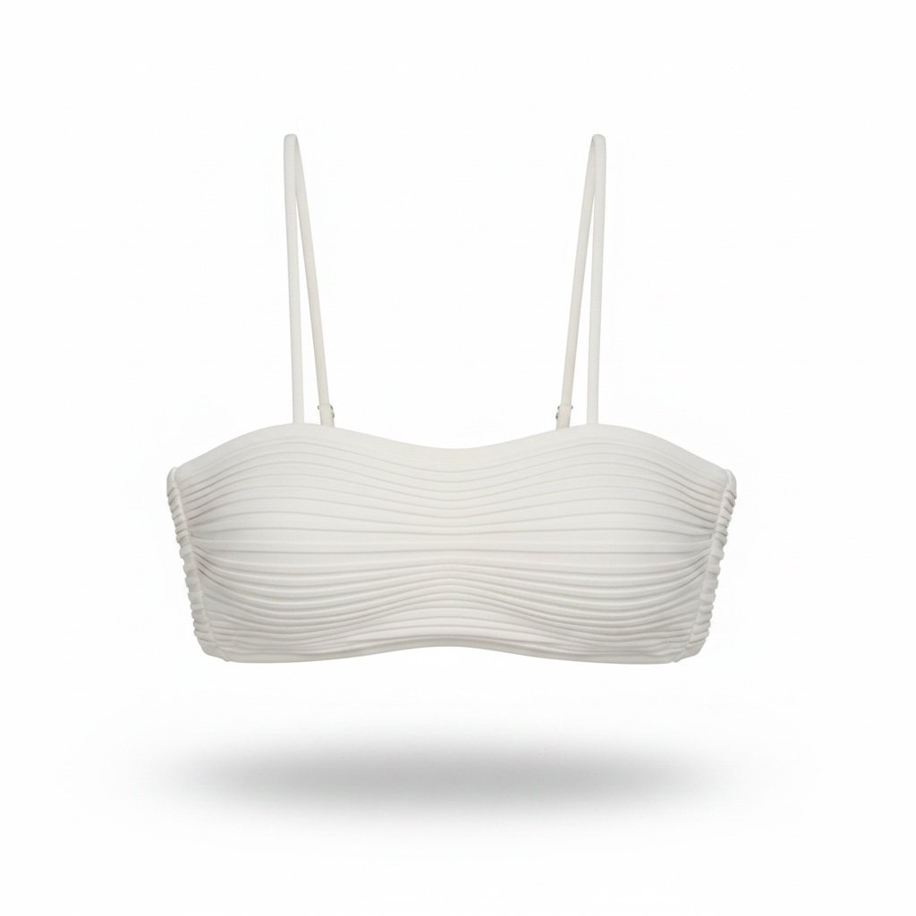 Zaful Crème Ribbed Trendy Top Spaghetti Straps