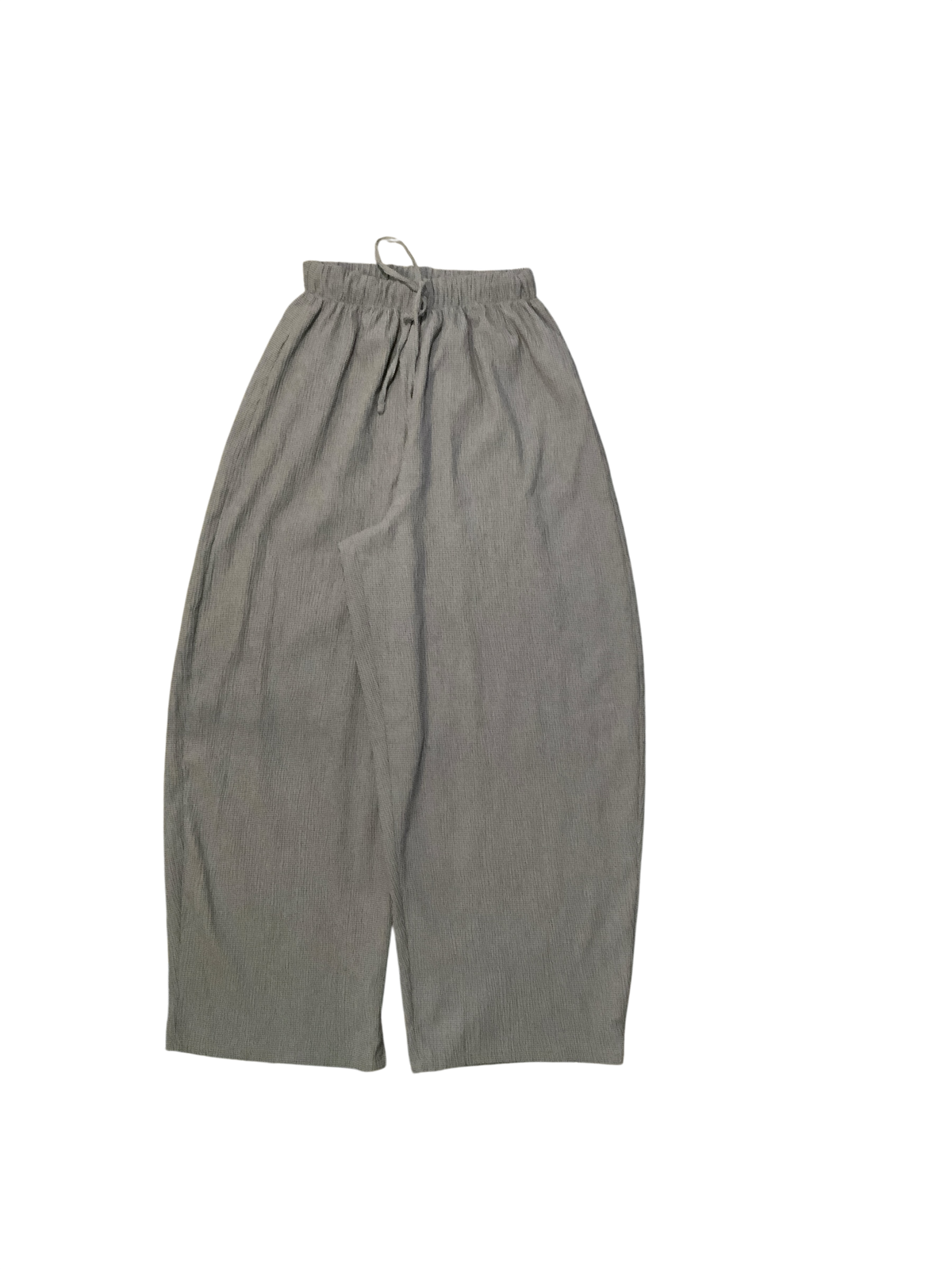 ZARA Grey Ribbed Mock Sweater Vest Top & Pants Set