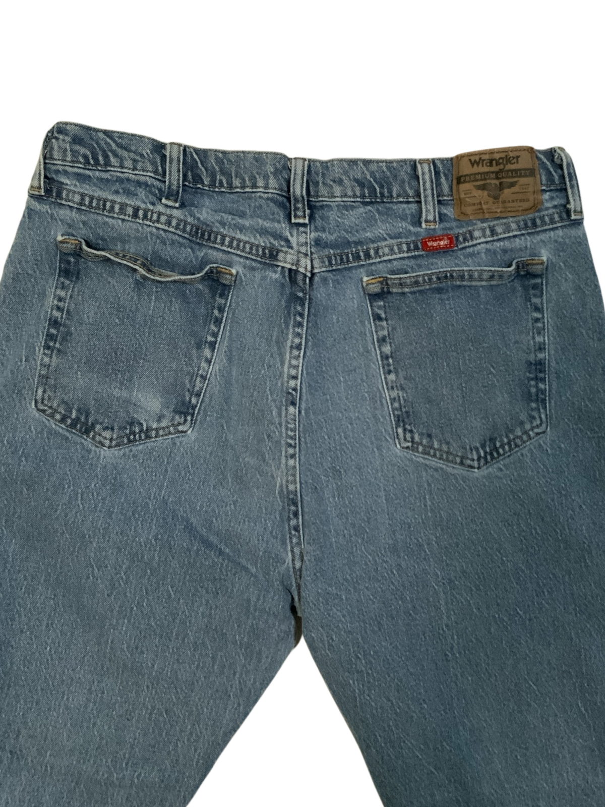 Wrangler Premium Quality Relaxed Fit Blue Jeans Size 38x32
