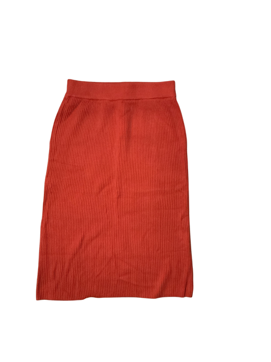 Carla Rockmore Collection Burgandy Knitted Long Skirt