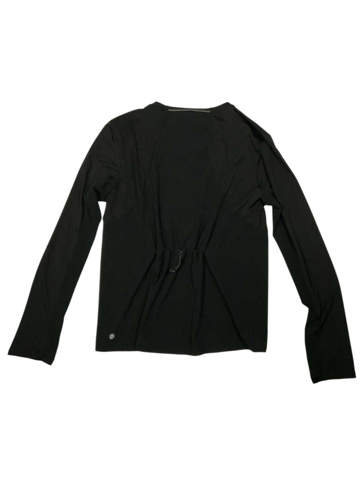 Athleta Women's Black Long Sleeve Crew Neck Performance Shirt Size M